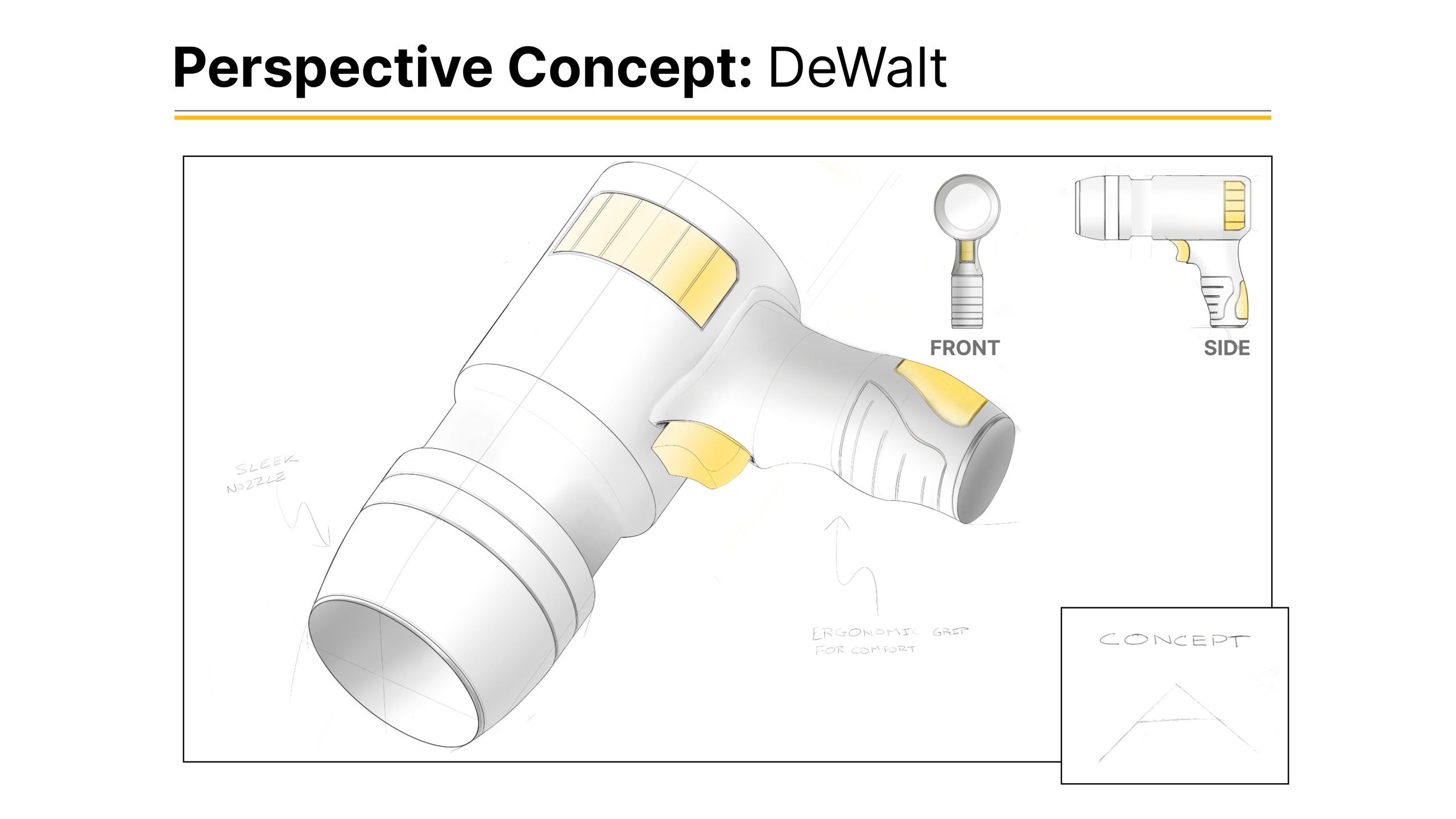 Perspective concept: DeWalt